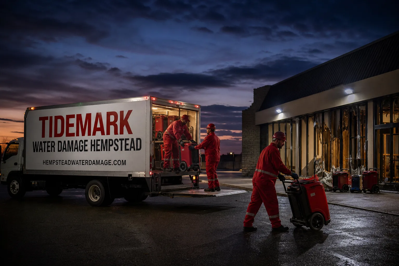 Tidemark Water Damage Hempstead damage restoration team